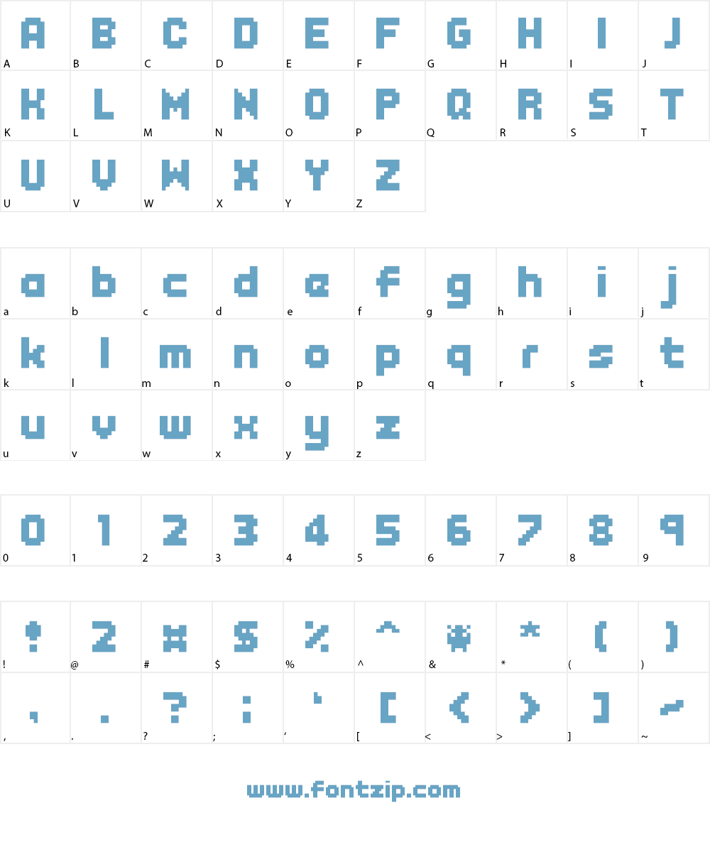 Endless Boss Battle Font Character